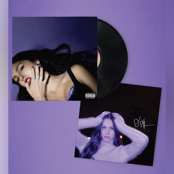 Olivia Rodrigo SIGNED Guts Black Vinyl SEALED NEW - Picture 2 of 2